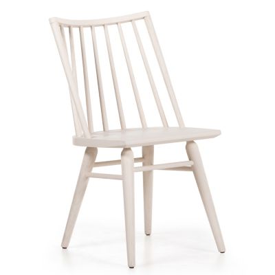 Four Hands Lewis Windsor Chair - Color: White - 107648-022