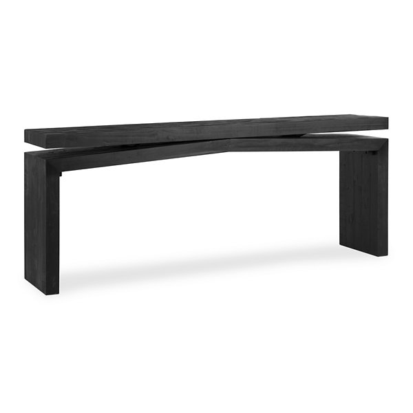 Four Hands Matthes Wood Console Table - Color: Black - 107936-009