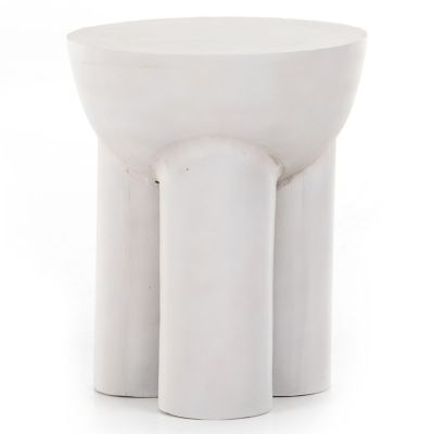 4HA2454104 Four Hands Sante End Table - Color: White - 226639 sku 4HA2454104