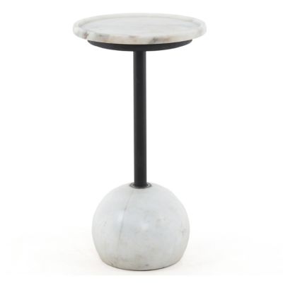 Four Hands Viola Accent Table - Color: White - 224056-005