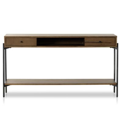 4HA2416676 Four Hands Eaton Console Table - Color: Brown - 22 sku 4HA2416676