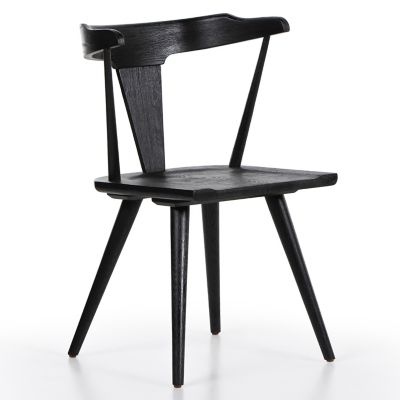 Four Hands Ripley Dining Chair - Color: Black - 107649-036