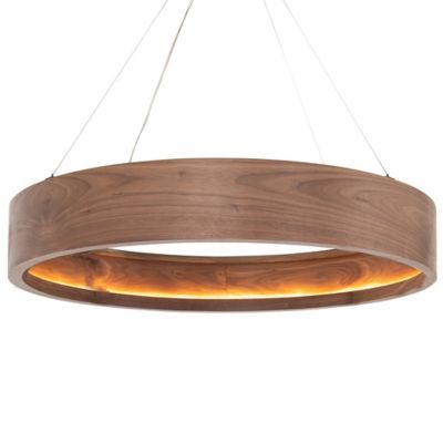 4HA2418403 Four Hands Baum LED Chandelier - Color: Brown - Si sku 4HA2418403