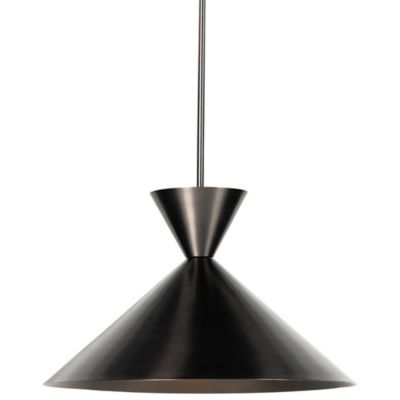 Four Hands Clement Pendant Light - Color: Black - Size: 22 - 231132-002