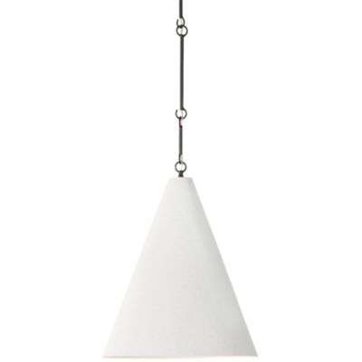 4HA2418683 Four Hands Grazia Pendant Light - Color: White - S sku 4HA2418683