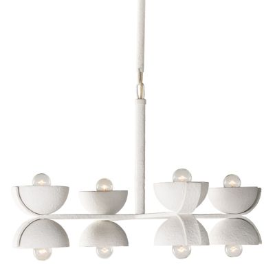 4HA2418796 Four Hands Santorini Chandelier - Color: White - 2 sku 4HA2418796