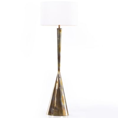 Four Hands Clement Floor Lamp - Color: Brass - Size: 1 light - 227810-003