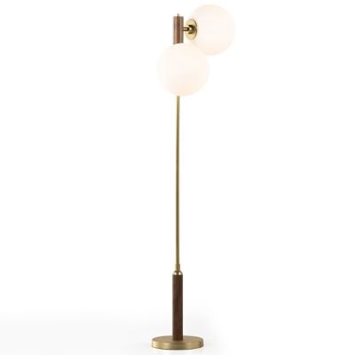 4HA2419128 Four Hands Colome Floor Lamp - Color: Brass - Size sku 4HA2419128