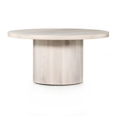 Four Hands Hudson Round Dining Table - Color: Grey - 224372-008