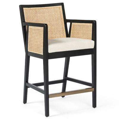 Four Hands Antonia Bar/Counter Stool - Color: Brown - 109035-017