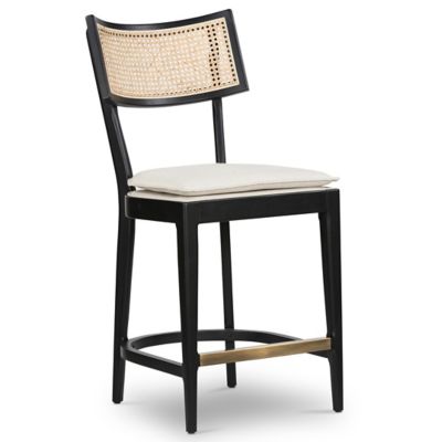 4HA2422597 Four Hands Britt Stool - Color: Black - 224123-029 sku 4HA2422597