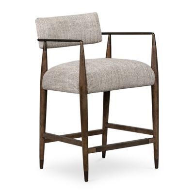 4HA2422636 Four Hands Waldon Stool - Color: Grey - 109270-009 sku 4HA2422636