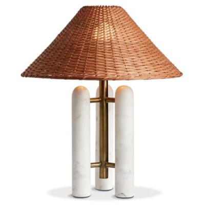 Four Hands Medici Table Lamp - Color: White - Size: 1 light - 233066-005