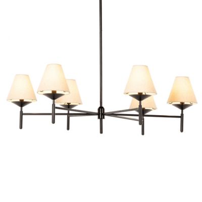 4HA2428784 Four Hands Dodie Chandelier - Color: Black - Size: sku 4HA2428784