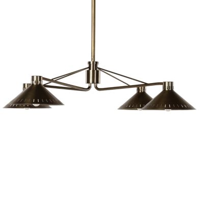 4HA2428786 Four Hands Egon Chandelier - Color: Brass - Size:  sku 4HA2428786