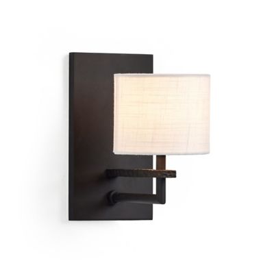 4HA2428938 Four Hands Bardot Wall Sconce - Color: Black - Siz sku 4HA2428938