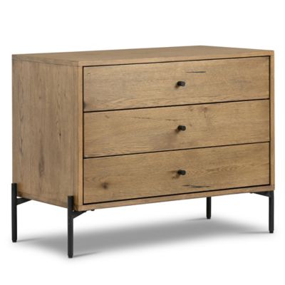 4HA2433444 Four Hands Eaton Large Nightstand - Color: Brown - sku 4HA2433444