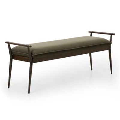 Four Hands Charlotte Bench - Color: Brown - 108543-006