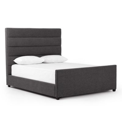 4HA2433769 Four Hands Daphne Bed - Color: Grey - Size: King - sku 4HA2433769