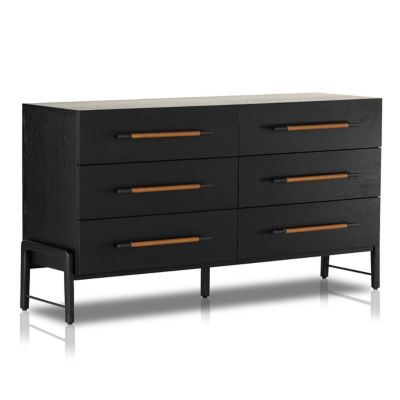 Four Hands Rosedale 6 Drawer Dresser - Color: Black - 109065-003