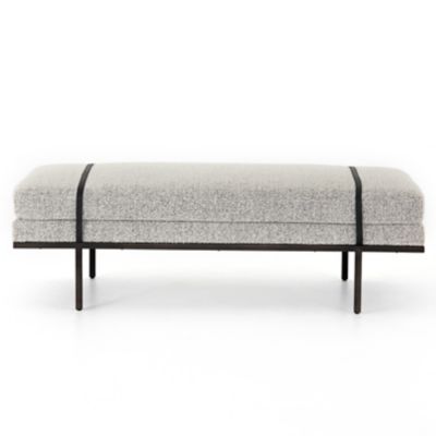 Four Hands Harris Accent Bench - Color: Grey - 108840-004