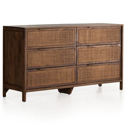 Four Hands Sydney 6 Drawer Dresser - Color: Brown - 224923-007