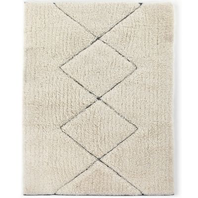 Four Hands Beni Area Rug - Color: White - Size: 5 ft x 8 ft - 225769-001