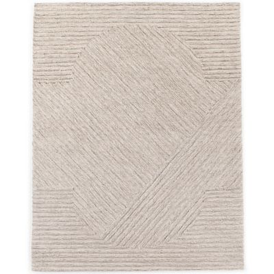 Four Hands Chasen Indoor / Outdoor Area Rug - Color: Grey - Size: 5 ft x 8 