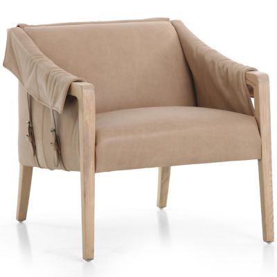 Four Hands Bauer Lounge Chair - Color: Beige - 105572-009