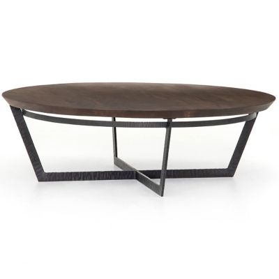 Four Hands Felix Round Coffee Table - Color: Brown - ISD-0206