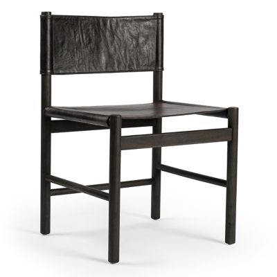 Four Hands Kena Dining Chair - Color: Black - 231883-004