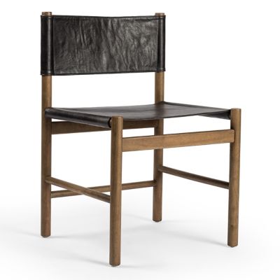 4HA2454022 Four Hands Kena Dining Chair - Color: Black - 2318 sku 4HA2454022