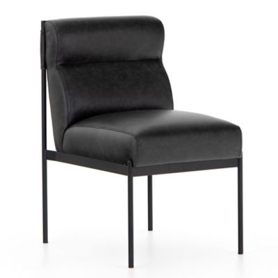 4HA2454032 Four Hands Klein Dining Chair - Color: Black - 224 sku 4HA2454032