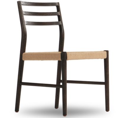 Four Hands Glenmore Woven Dining Chair - Color: Black - 232390-003