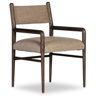 4HA2454053 Four Hands Morena Dining Armchair - Color: Brown - sku 4HA2454053