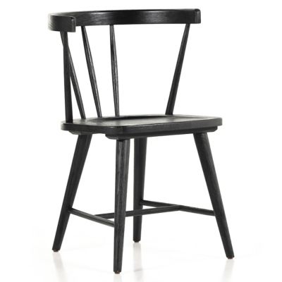 4HA2454060 Four Hands Naples Dining Chair - Color: Black - 22 sku 4HA2454060