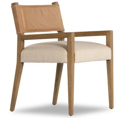 Four Hands Ferris Dining Armchair - Color: Beige - 236325-002