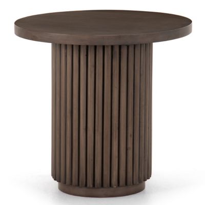 4HA2454080 Four Hands Rutherford End Table - Color: Brown - 2 sku 4HA2454080