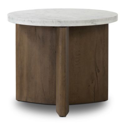 Four Hands Toli End Table - Color: White - 228128-009