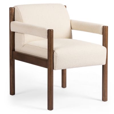 4HA2454381 Four Hands Redmond Dining Armchair - Color: Cream  sku 4HA2454381