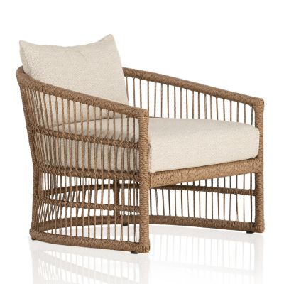 4HA2454382 Four Hands Montecito Outdoor Chair - Color: Beige  sku 4HA2454382