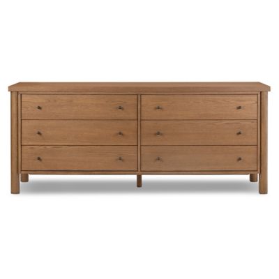 4HA2461151 Four Hands Roark 6 Drawer Dresser - Color: Brown - sku 4HA2461151