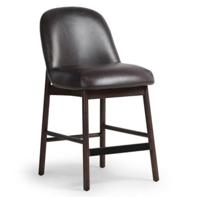 Four Hands Sora Armless Bar/Counter Stool - Color: Black - 239492-004