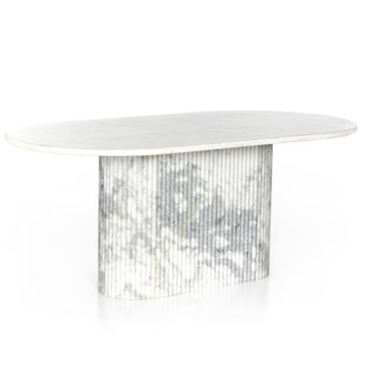 Four Hands Oranda Dining Table - Color: White - 230383-001