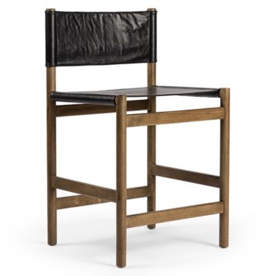 4HA2461714 Four Hands Kena Stool - Color: Black - Size: Count sku 4HA2461714