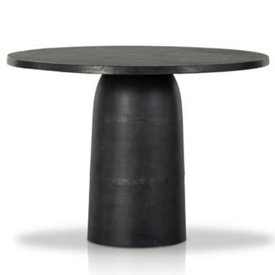 Four Hands Basil Outdoor Dining Table - Color: Black - 232410-001