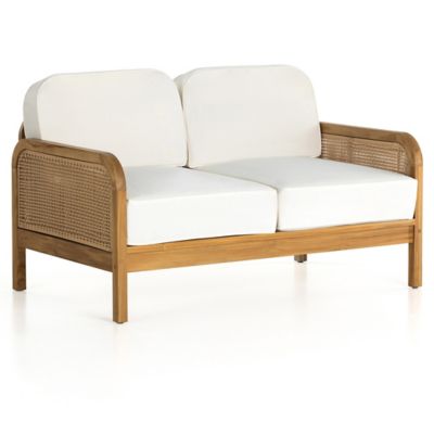 4HA2476223 Four Hands Merit Outdoor Sofa - Color: White - Siz sku 4HA2476223