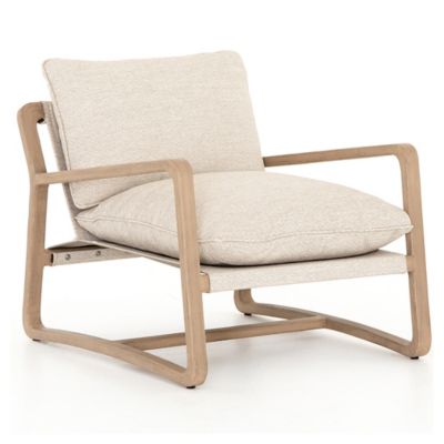 Four Hands Lane Outdoor Lounge Chair - Color: Beige - JSOL-077