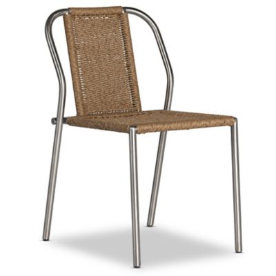 4HA2476663 Four Hands Moss Outdoor Dining Chair - Color: Brow sku 4HA2476663