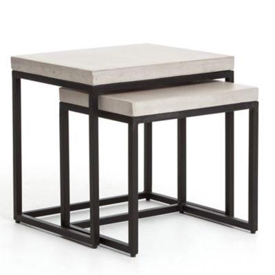 4HA2476816 Four Hands Maximus Outdoor Nesting End Tables - Co sku 4HA2476816